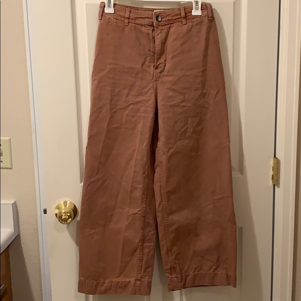 Free people patti pant- rose colored size 26.